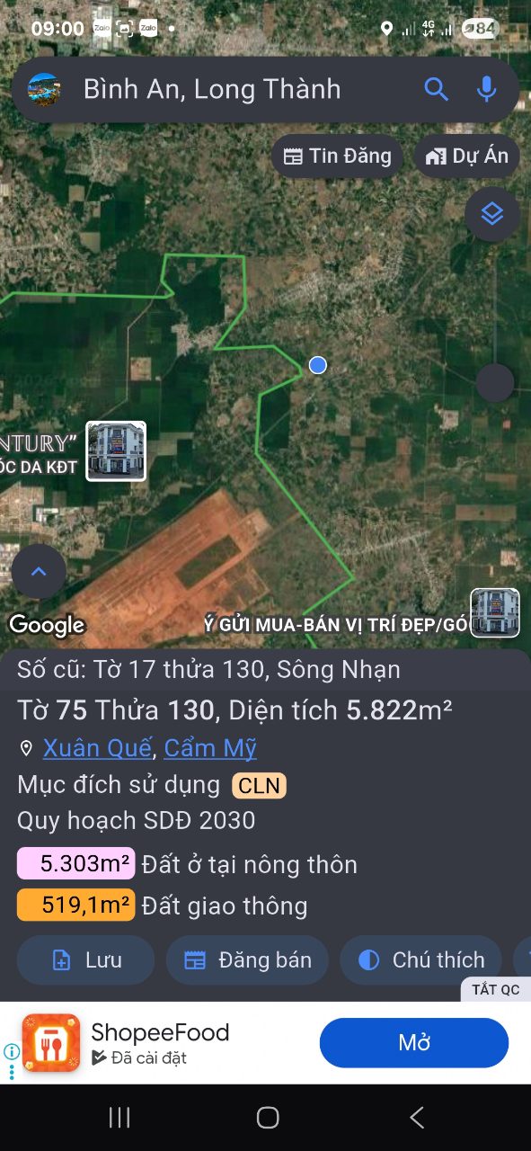 BÁN ĐẤT VỊ TRÍ ĐẸP GẦN SÂN BAY LONG THÀNH - ảnh 2